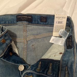 Skinny high-rise Lucky Brand jeans